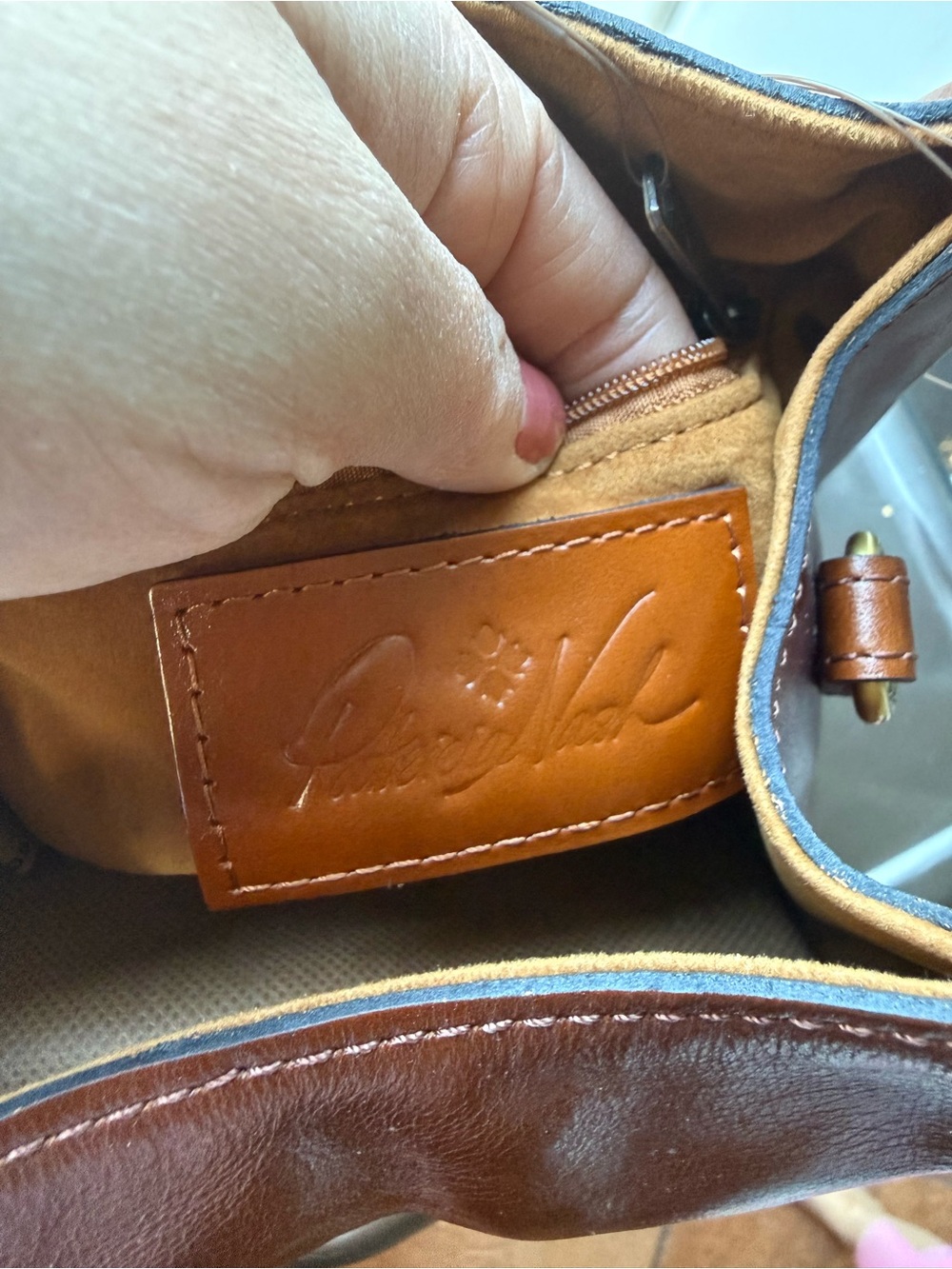 Patricia Nash Halina Brown Leather Bag - Picture 10 of 11